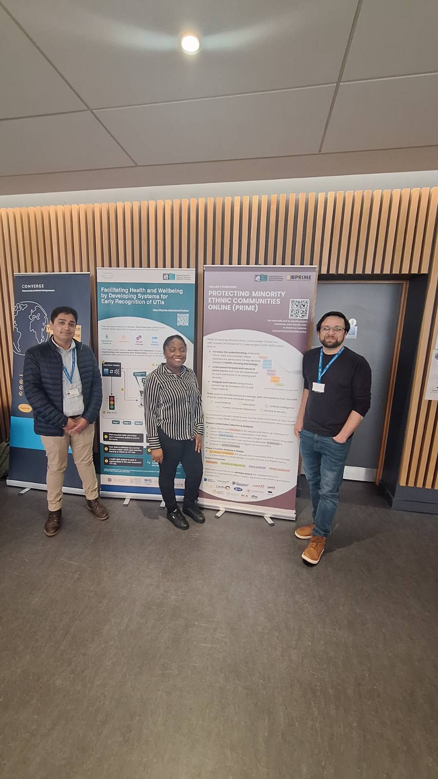 MR and VBJ presenting posters